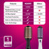 HV2179 Hot Air Brush for Hair, Blow Dryer Brush, Volumizer & Styler, 360° Airflow Vent, Oval Barrel for Hair Volume, Charcoal Bristles, Ceramic Coating Brushing Head, 1200W